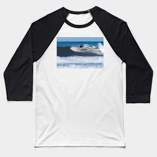 Surfing the waves Baseball T-Shirt